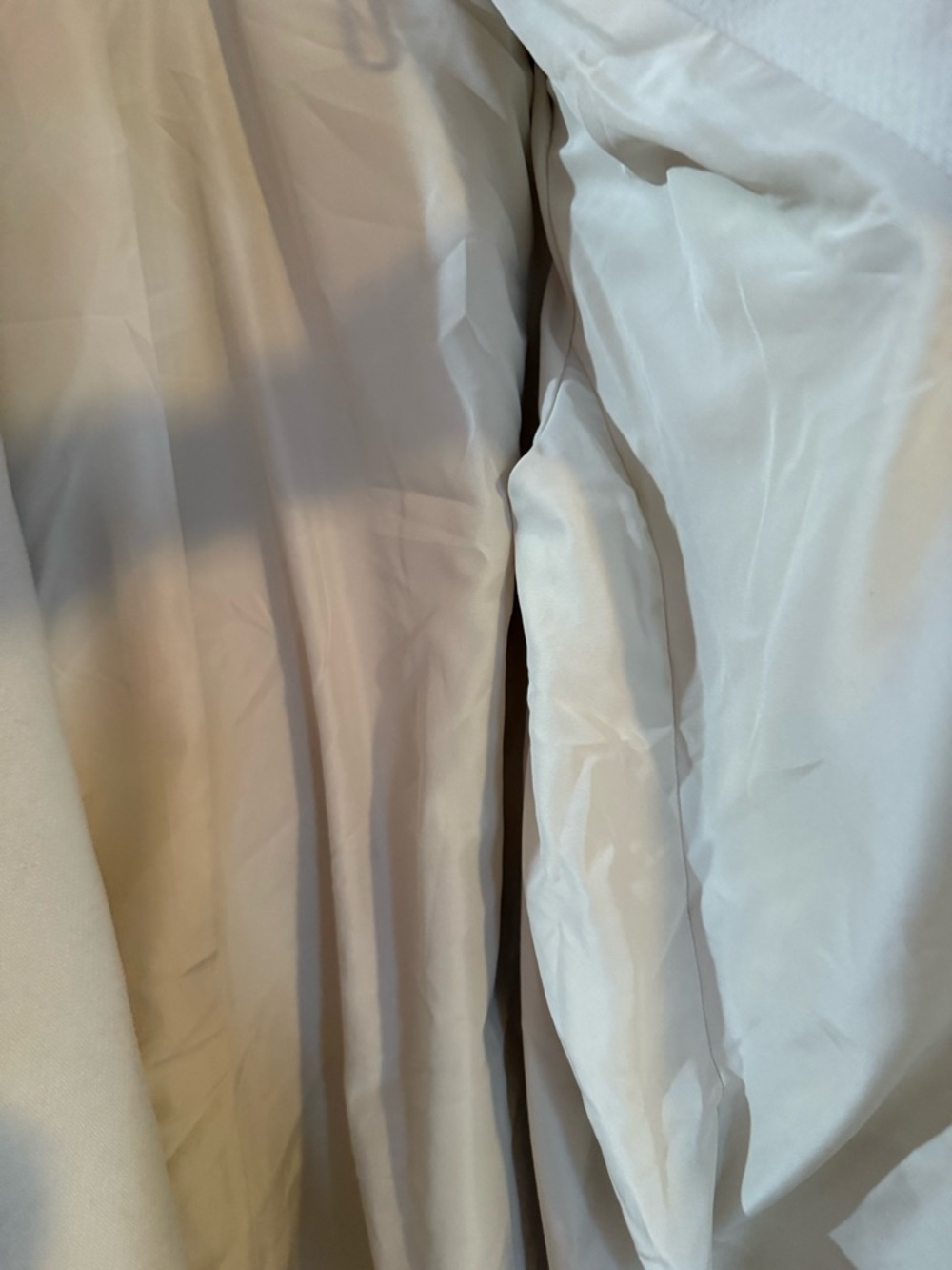 H&M Cream Belted Coat with Label Detail - Picture 8 of 10